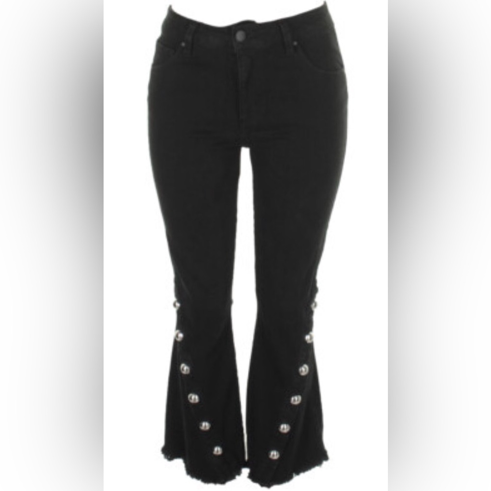 RACHEL Rachel Roy Dark Denim silver accents on legs